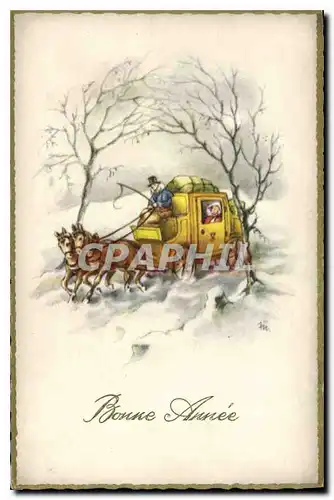 Cartes postales Fantaisie Bonne annee