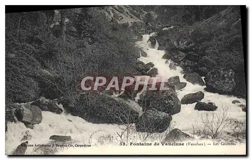 Cartes postales Fontaine de Vaucluse (Vaucluse) les Cascades
