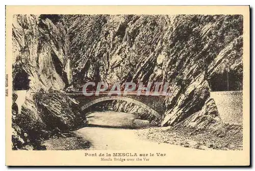 Cartes postales Pont de la Mescla sur le Var