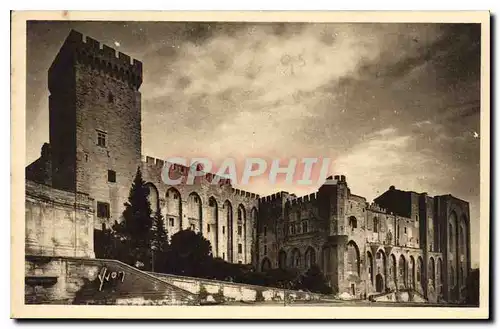 Ansichtskarte AK Avignon (Vaucluse) Facade principale du Palais des Papes