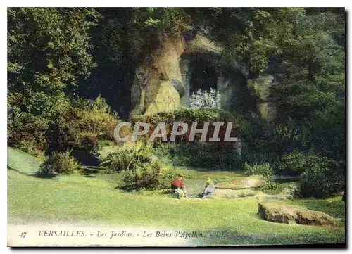 Cartes postales Versailles Les Jardins Les Bains d'Apollon