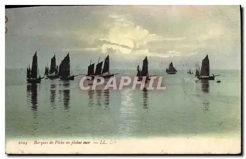 Cartes postales Barque de Peche en pleine mer