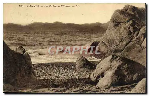 Ansichtskarte AK Cannes Les Rochers et l'Esterel