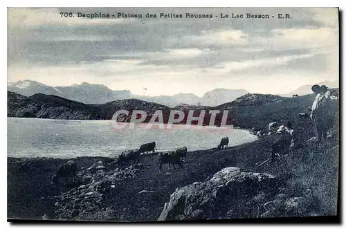 Cartes postales Dauphine Plateau des Petites Rousses Le Lac Besson