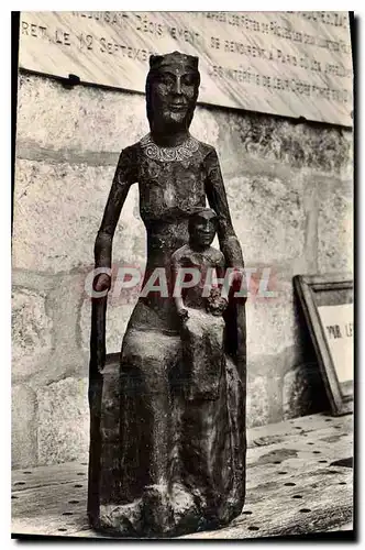 Cartes postales Rocamadour (Lot) Statue de la Vierge (XIIe s)