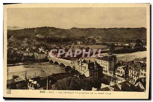 Ansichtskarte AK Pau Vue generale du Quartier de la Basse ville