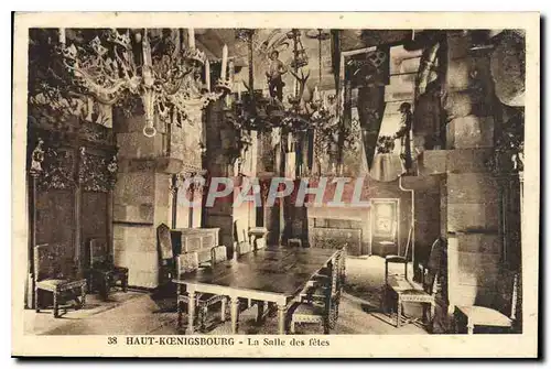 Cartes postales Haut Koenigsbourg La Salle des Fetes