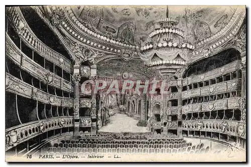 Cartes postales Paris L'Opera Interieur