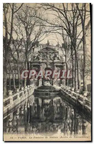 Ansichtskarte AK Paris La Fontaine de Medicis (Jardin du Luxembourg)