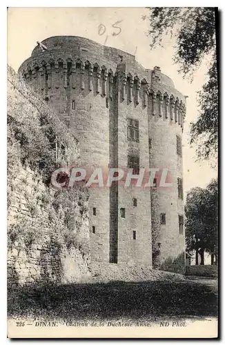 Cartes postales Dinan Chateau de la Duchesse Anne