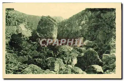Cartes postales Gorges du Tarn Le Pas de Soucy la Roque Sourde et le Chaos de l'Enfer