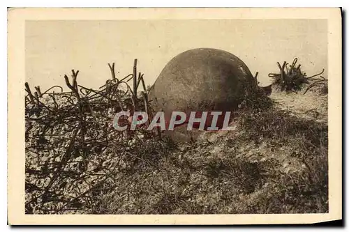 Ansichtskarte AK Fort de Douaumont Toureille de mitrailleuse detruite par le bombardement Militaria