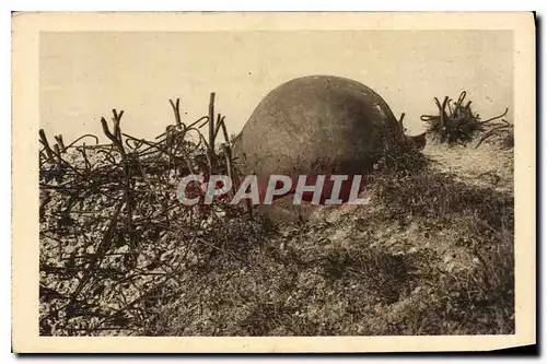 Cartes postales Fort de Douaumont Toureille de mitrailleuse detruite par le bombardement Militaria