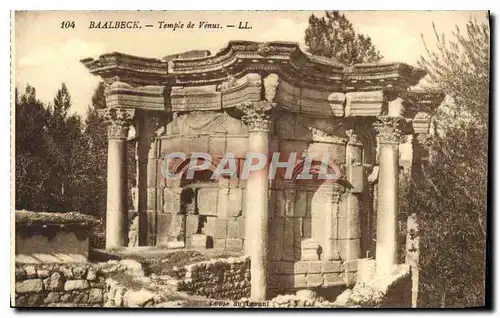 Cartes postales Baalbeck Temple de Venus