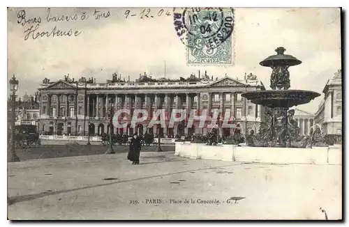 Cartes postales Paris Place de la Concorde