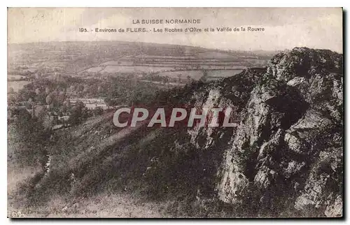 Ansichtskarte AK La Suisse Normande Environs de Flers Les Roches D'Oitre et la Vallee de la Rouvre