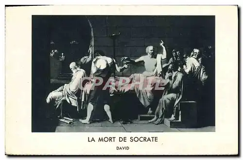 Cartes postales La Mort de Socrate David