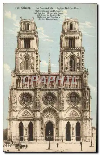 Cartes postales Orleans La Cathedrale Eglise Sainte Croix