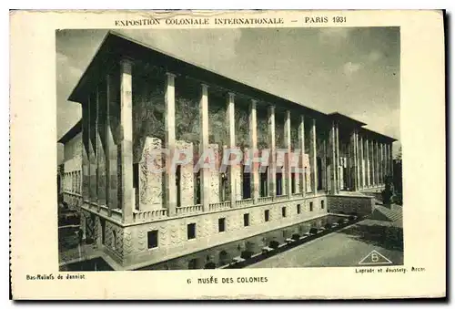 Cartes postales Exposition Coloniale Internationale Paris 1931 Musee des Colonies