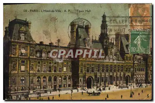 Cartes postales Paris L'Hotel de Ville