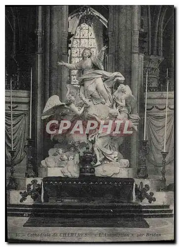 Cartes postales Cathedrale de Chartres L'Assomption par Bridan