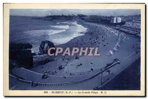 Cartes postales Biarritz (B P) La Grande Plage