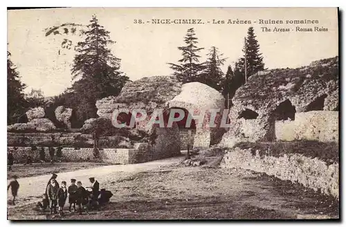 Ansichtskarte AK Nice Cimiez Les Arenes Ruines romaines