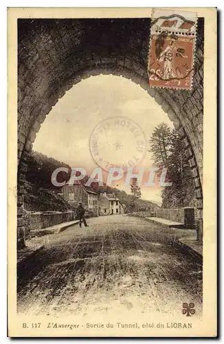 Cartes postales L'Auvergne Sortie du Tunnel cote du Lioran