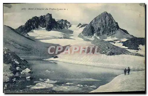 Ansichtskarte AK Mont et Glacier du Thabor (3202 m)