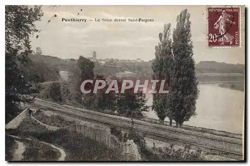 Ansichtskarte AK Ponthierry La Seine devant Saint Fargeau