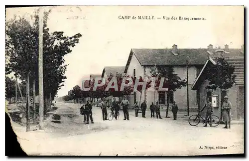 Cartes postales Camp de Mailly Vue des Baraquements