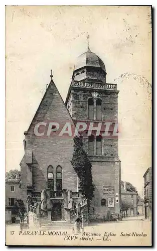 Ansichtskarte AK Paray Le Monial Ancienne Eglise Saint Nicolas (XVI siecle)