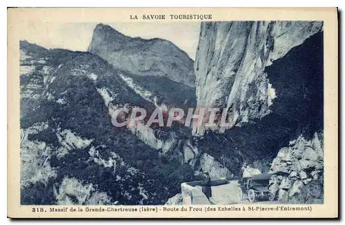 Ansichtskarte AK Le Savoie touristique Massif de la Grande Chartreuse (Isere) Route du Frou (des Echelles a St Pi