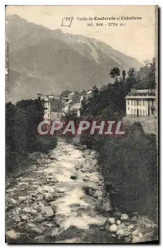 Cartes postales Vallee de Cauterets et Cabalires