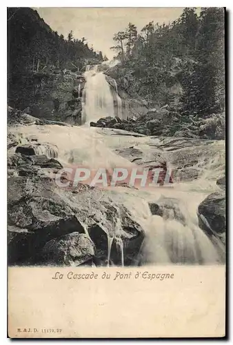 Cartes postales La Cascade du Pont d'Espagne