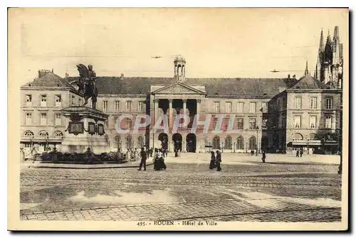 Cartes postales Rouen Hotel de Ville