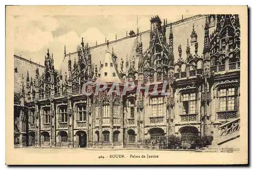 Cartes postales Rouen Palais de Justice