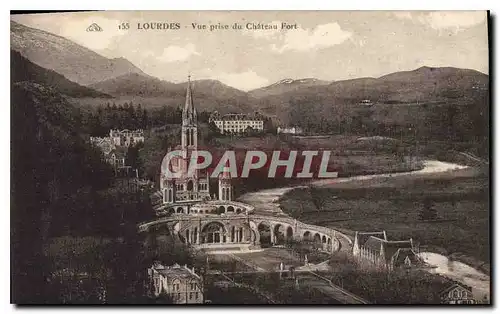 Cartes postales Lourdes Vue prise du Chateau Fort