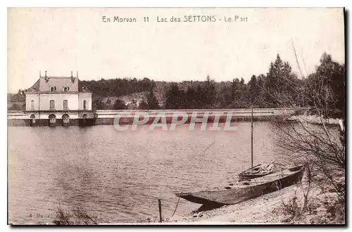 Ansichtskarte AK En Morvan Lac des Settons Le Port