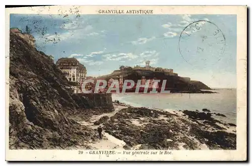 Cartes postales Granville Vue generale sur le Roc