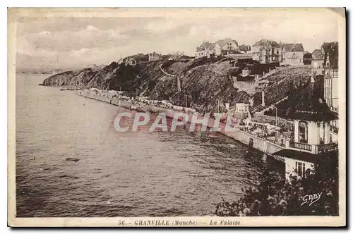 Ansichtskarte AK Granville (Manche) La Falaise