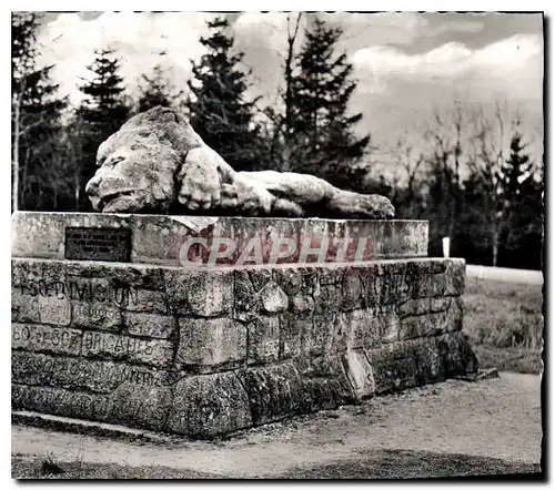 Ansichtskarte AK Verdun et les Champs de Bataille Le Lion de la Chapelle Sainte Fine