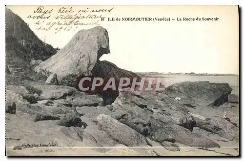 Cartes postales Ile de Noirmoutier (Vendee) La Roche du Souvenir