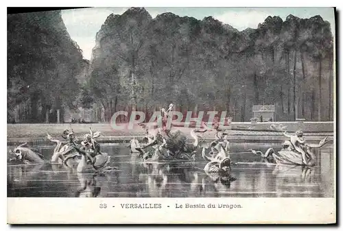 Cartes postales Versailles Le Bassin du Dragon