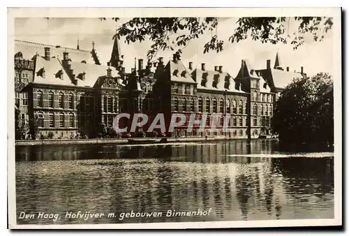 Cartes postales Den Hoog Hofvijver m gebouwen Binnenhof