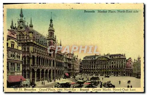 Cartes postales Bruxelles Grand Place cote Nord Est