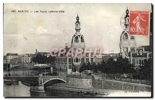 Cartes postales Nantes Les Tours Lefevre Utile