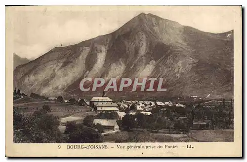 Ansichtskarte AK Bourg d'Oisans Vue generale prise du Pontet