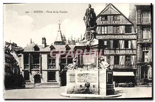 Ansichtskarte AK Rouen Place de la Pucelle