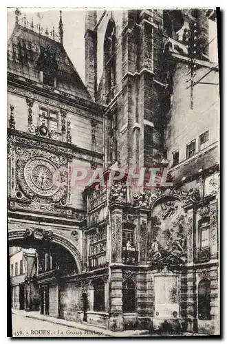 Cartes postales Rouen La Grosse Horloge